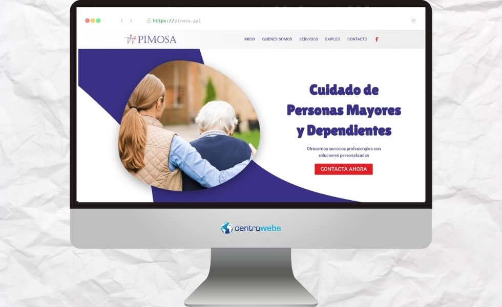 Nueva web Pimosa.gal