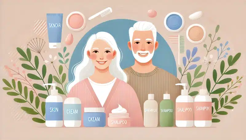 Cuidado de la piel y el cabello en la tercera edad