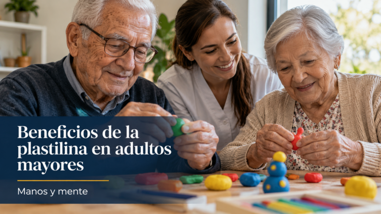 Beneficios de la plastilina en adultos mayores - Manos y mente