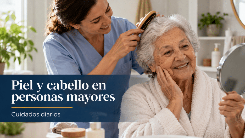 Piel y cabello en personas mayores - Cuidados diarios