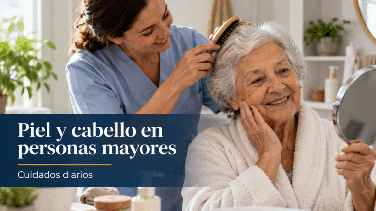 Piel y cabello en personas mayores - Cuidados diarios