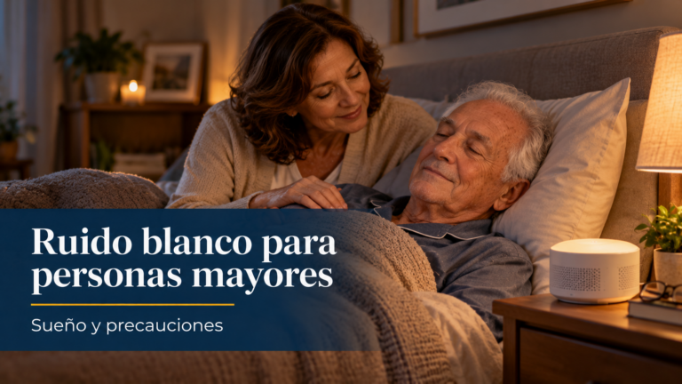 Ruido blanco para personas mayores - Sueño y precauciones