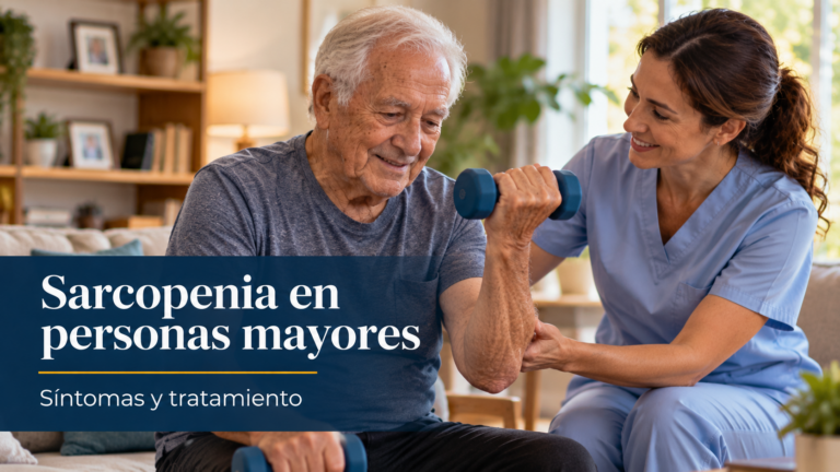 Sarcopenia en personas mayores - Síntomas y tratamiento