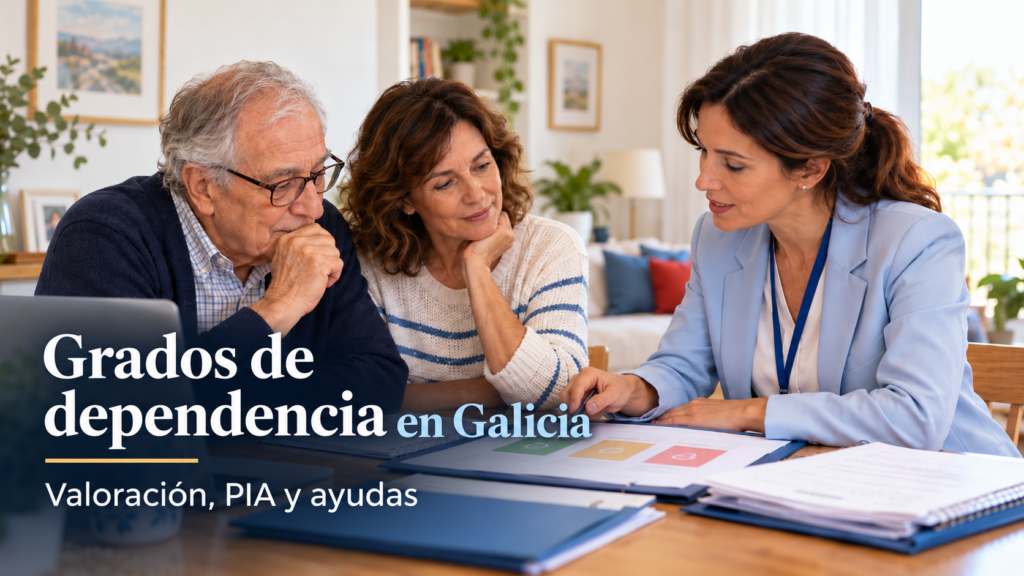 Grados de dependencia en Galicia - Valoración, PIA y ayudas