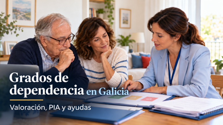 Grados de dependencia en Galicia - Valoración, PIA y ayudas