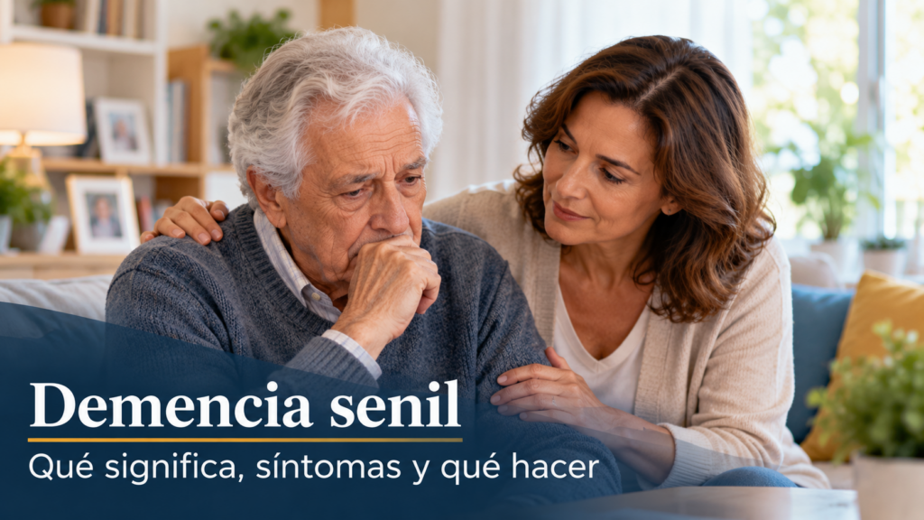Demencia senil - Qué significa, síntomas y qué hacer