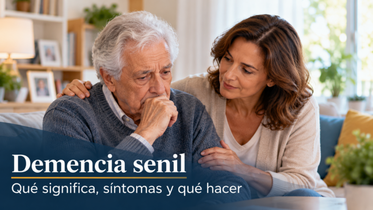 Demencia senil - Qué significa, síntomas y qué hacer