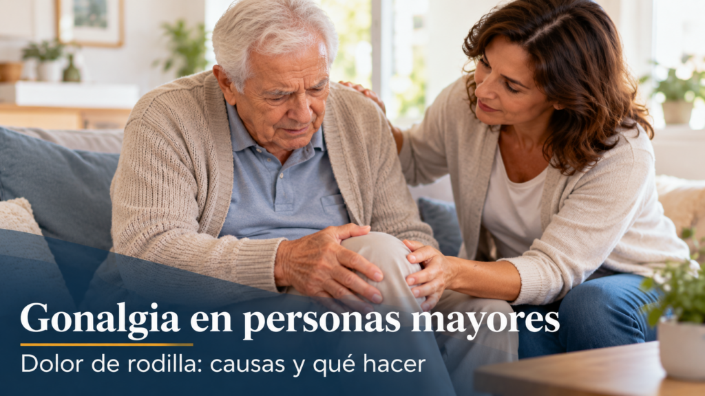 Gonalgia en personas mayores - Dolor de rodilla: causas y qué hacer