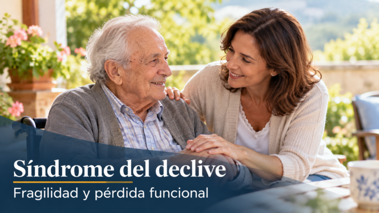 Síndrome del declive - Fragilidad y pérdida funcional